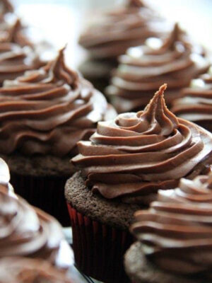 Double Chocolate cupcakes